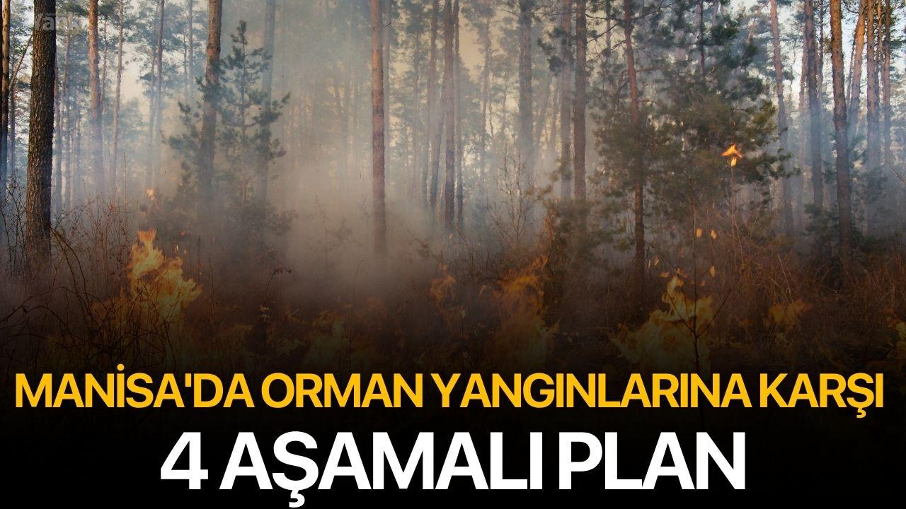 Manisa'da Orman Yangınlarına Karşı 4 Aşamalı Plan