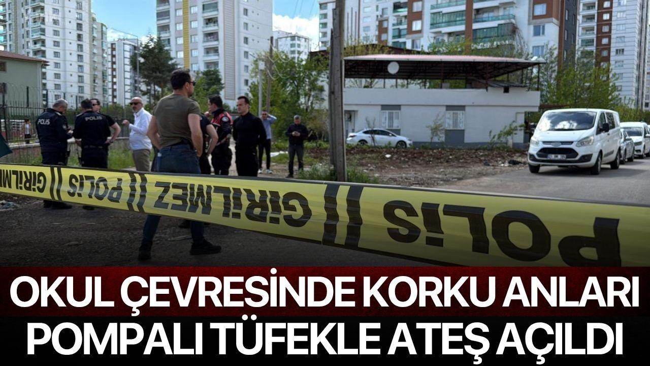 Okul Çevresinde Korku Anları: Pompalı Tüfekle Ateş Açtı