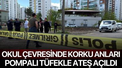Okul Çevresinde Korku Anları: Pompalı Tüfekle Ateş Açtı