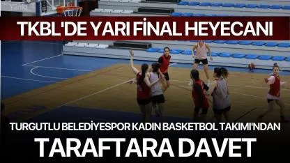 Turgutlu Belediyespor Kadın Basketbol Takımı'ndan Taraftara Davet