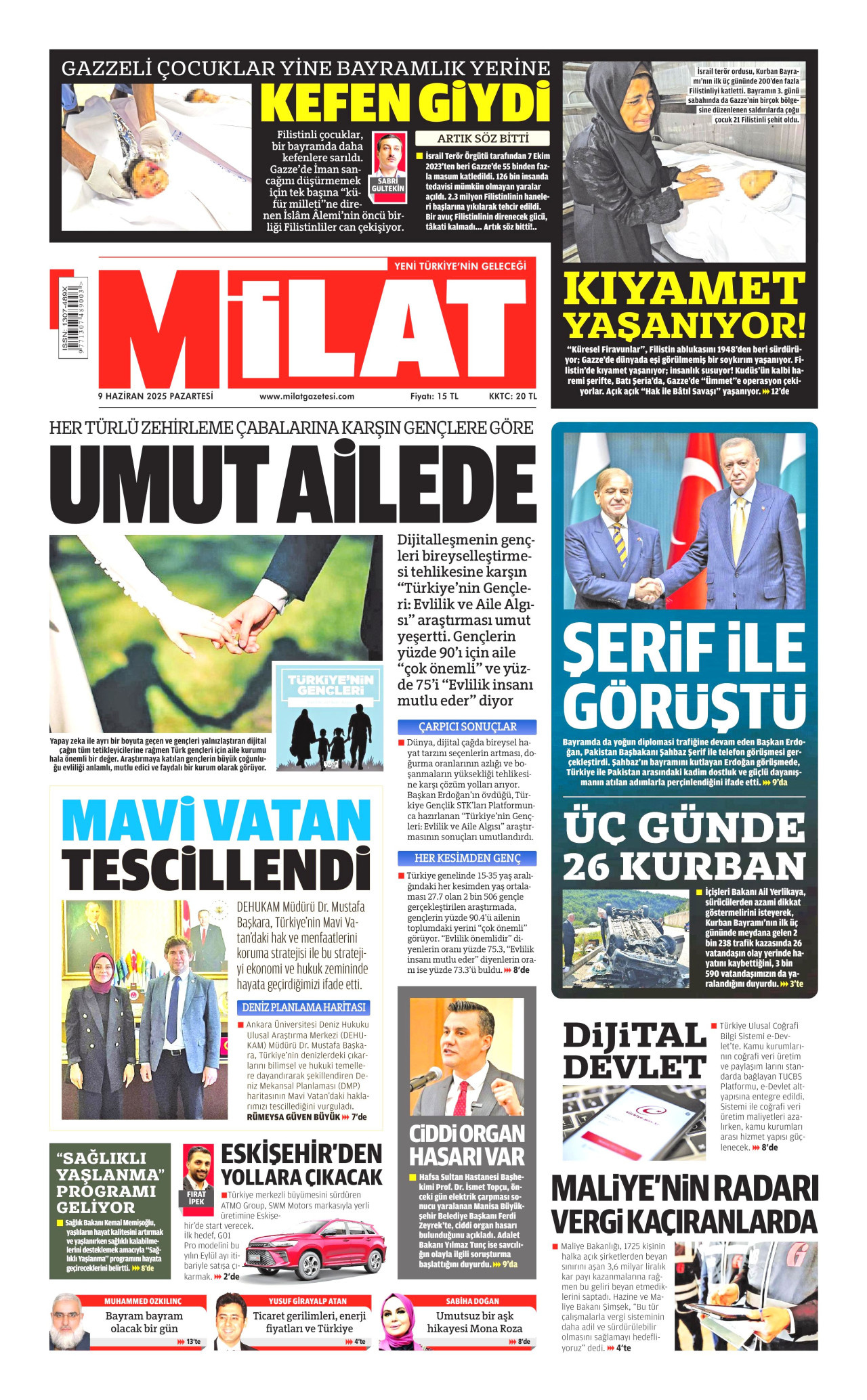 MİLAT Gazete Manşeti